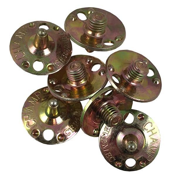 Champ Steel Ceramic Tip Golf Spikes 6mm Small Metal Thread Bulk Bowl (500) - Image 3