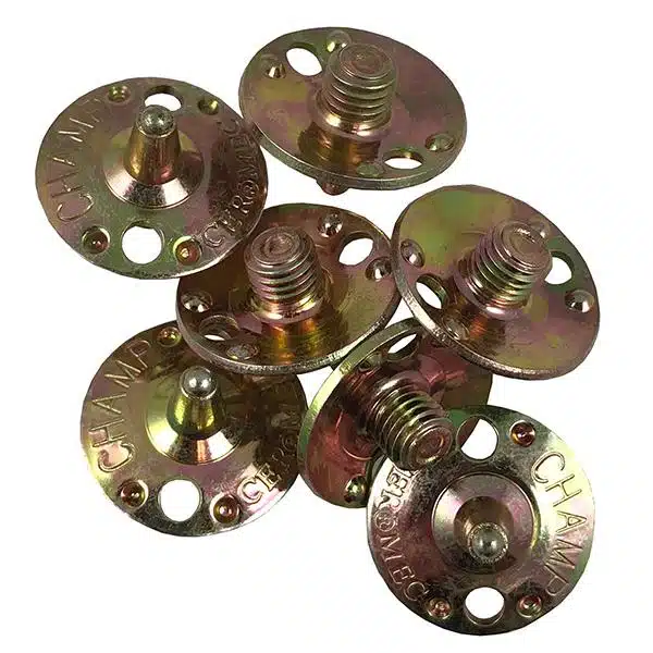 Champ Steel Ceramic Tip Golf Spikes 6mm Small Metal Thread Bulk Bowl (500) - Image 3