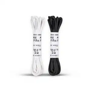 Premium Water Resistant Wax Golf Shoe Laces Black