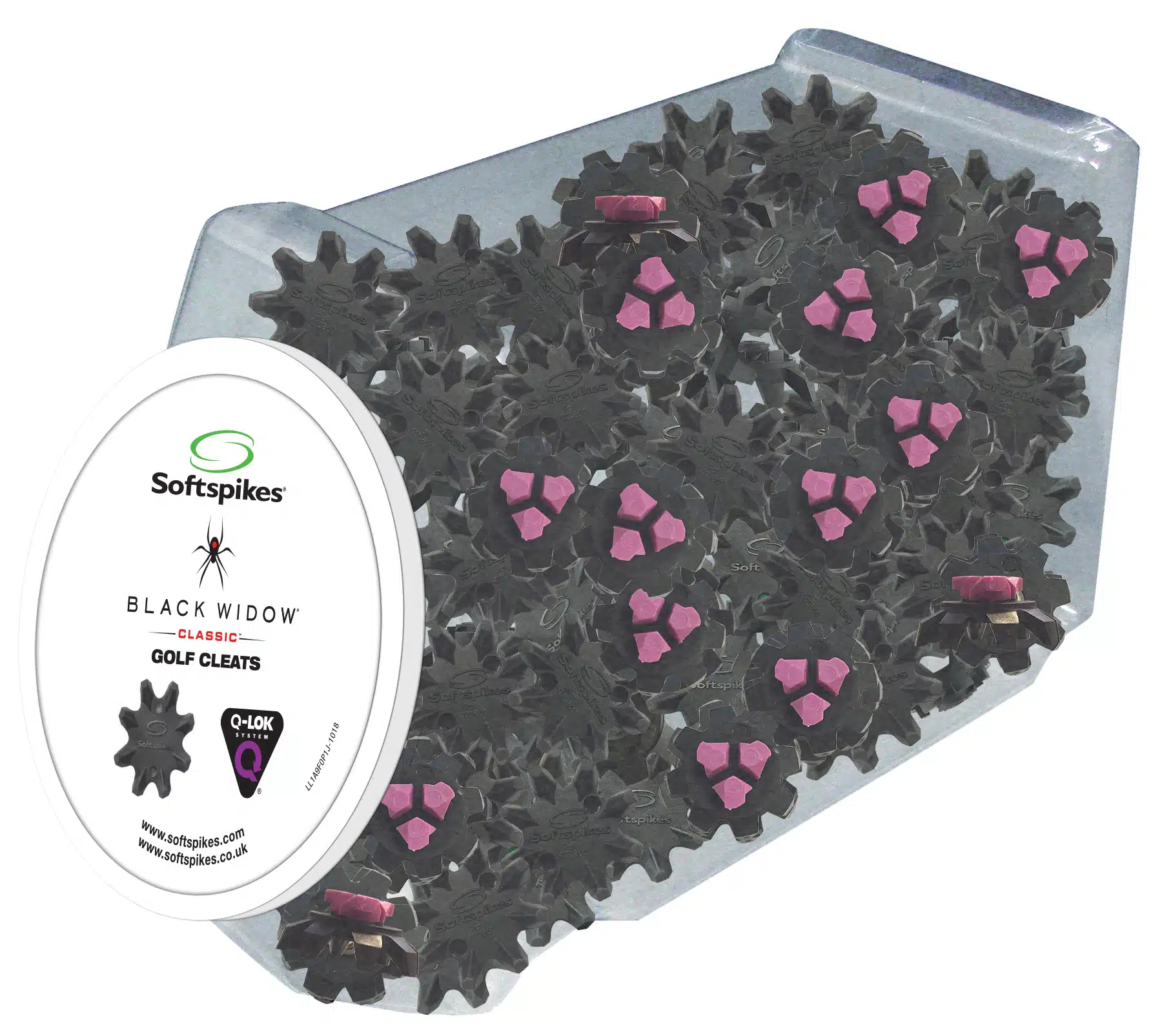 Softspikes BlackWidow Golf Cleats Q-Lok Thread Bulk Bowl (400)