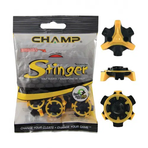 Champ Stinger Golf Cleats (Fast Twist® 3.0) | Yellow/Black - Image 4