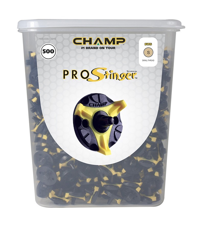 Champ Pro Stinger Golf Cleats 6mm Small Metal Thread Bulk Bowl (400)